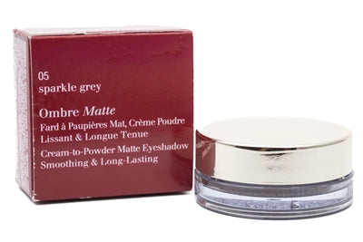 Clarins OMBRE MATTE Eye Shadow, 03 Sparkle Grey .1oz