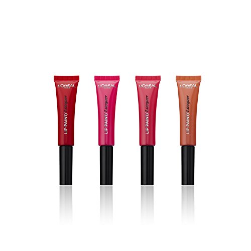 L'Oreal LIP PAINT LACQUER Liquid Lipstick, 101 Gone With The Nude .27 fl oz