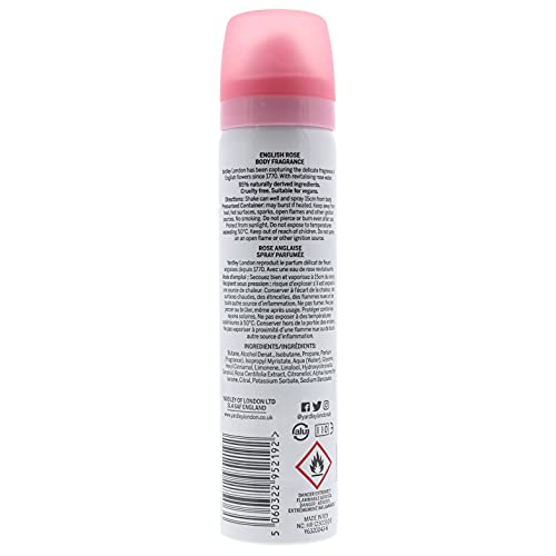 Yardley London for Women Deodorant Body Spray English Rose 2.6 Oz