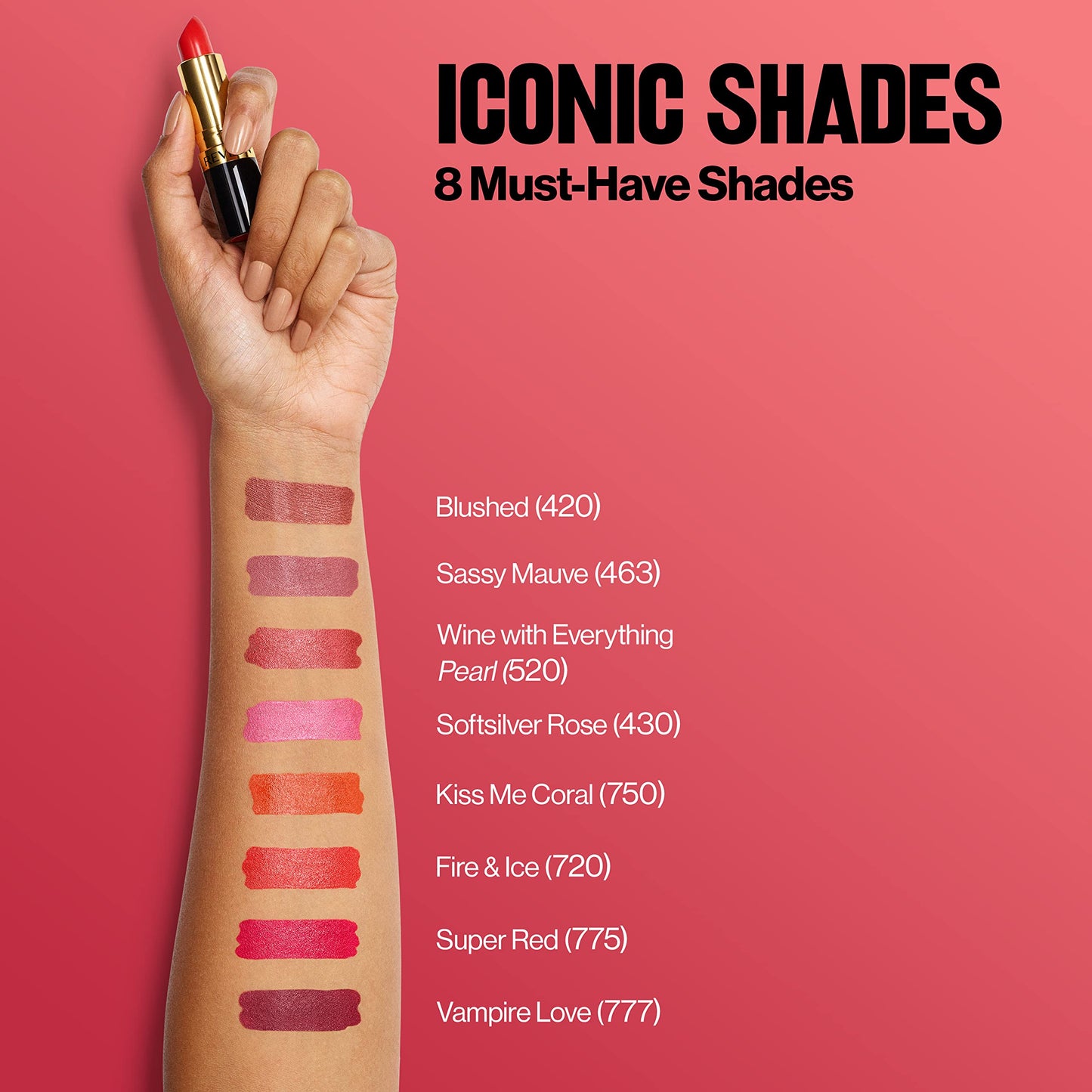 Revlon Super Lustrous Lipstick, Creamy Formula For Soft, Fuller-Looking Lips, Moisturized Feel, 773 I Got Chills, 0.15 oz