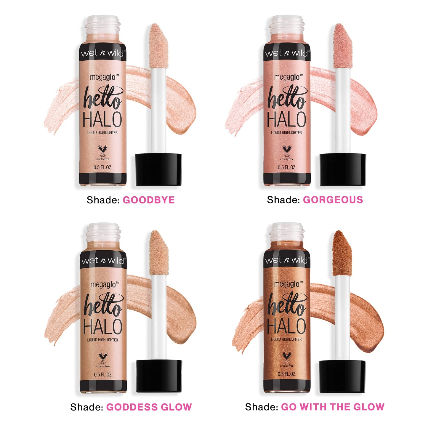 wet n wild MegaGlo Hello Halo Liquid Highlighter, Guilded Glow