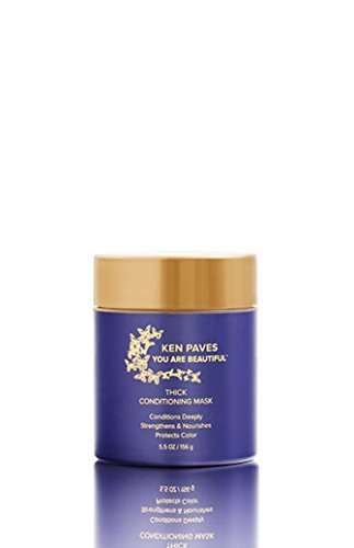 Ken Paves YOU ARE BEAUTIFUL Thick Conditioning Mask, Weightless Repairs, Strengthens and Nourishes s, Protect Color 5.5oz