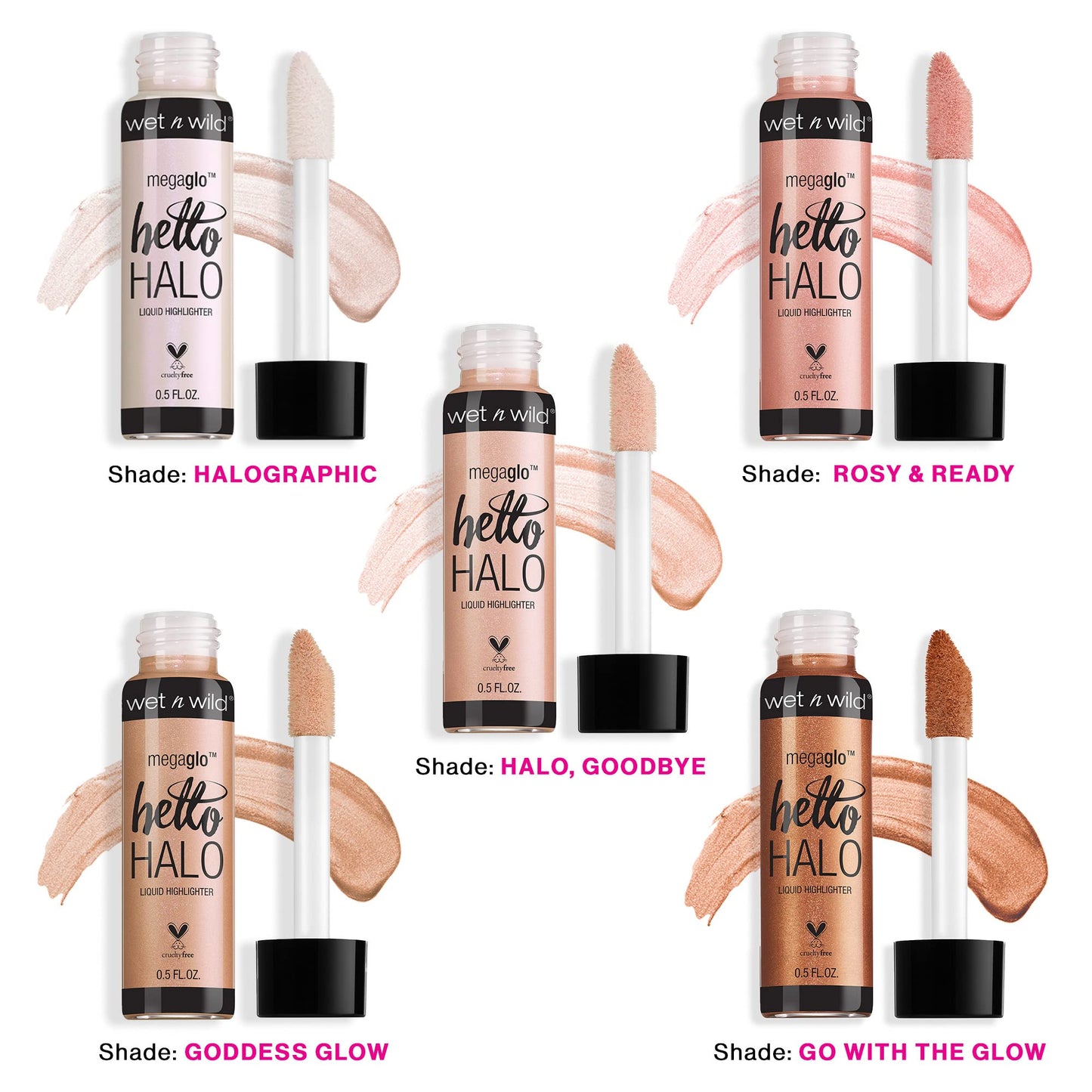 wet n wild MegaGlo Hello Halo Liquid Highlighter, Guilded Glow