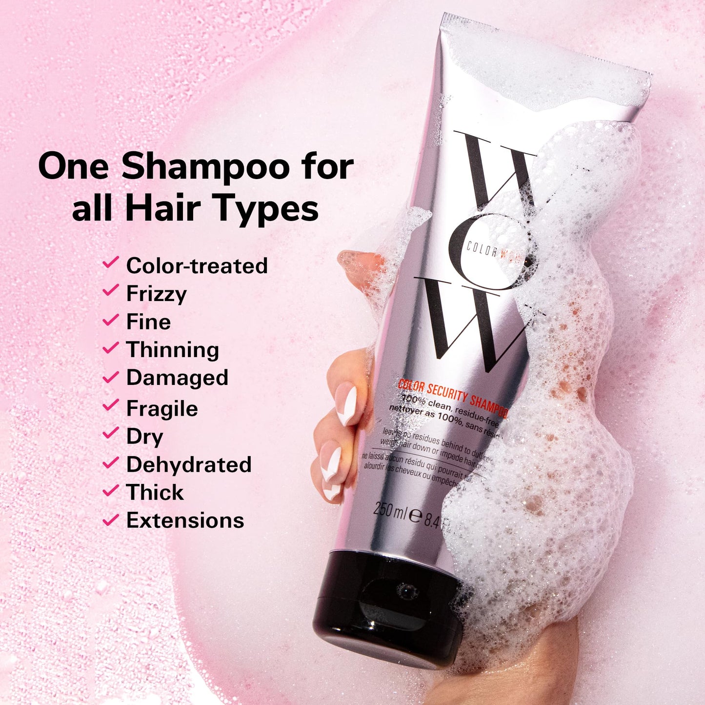 COLOR WOW Color Security Shampoo – 8.4 Oz