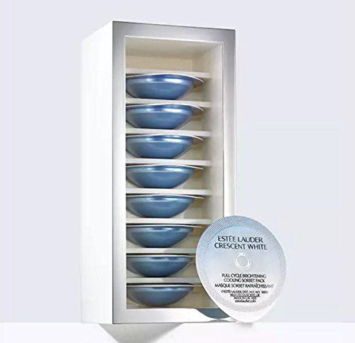 Estee Lauder Crescent White Full Cycle Brightening Cooling Sorbet Pack 8 individual-use pods (each .17 Fl Oz.)