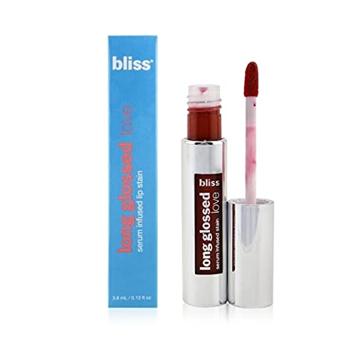 bliss Long Glossed Love Serum Infused Lip Stain, Red Hot Mama .12 fl oz
