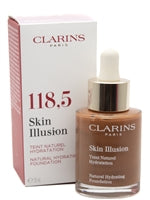Clarins SKIN ILLUSION Natural Hydrating Foundation,118.5 Chocolate 1 fl oz