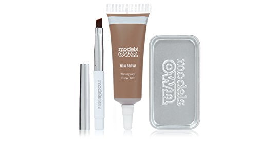 Models Own Now Brow Tint Kit: Light Brown 02, 1 tint, 1 brow brush, 1 mixing tray, 1 carrying case