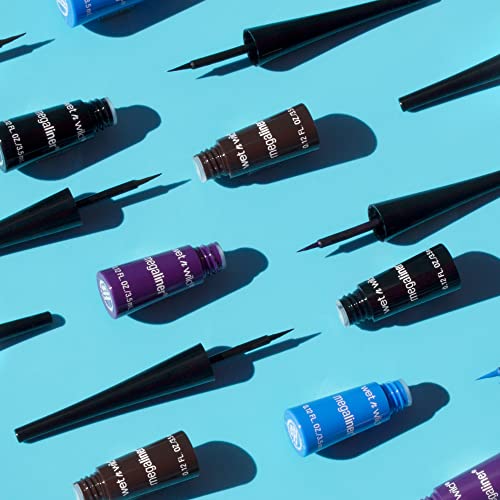 Wet n Wild MEGALINER liquid Eyeliner, 874A Electric Purple .12 fl oz