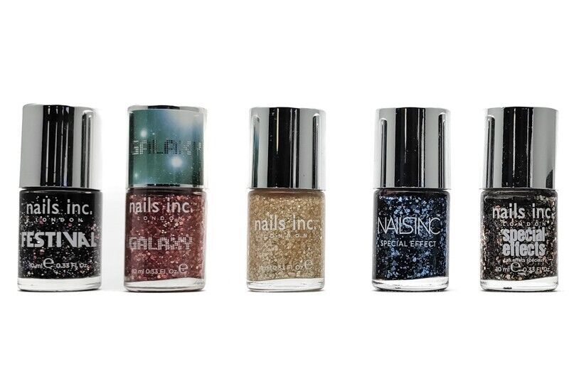 Nails Inc 5pc NailEnamel set .33 fl oz x 5