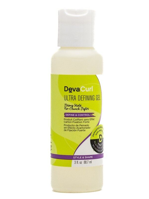 DevaCurl ULTRA DEFINING GEL Styler, Strong Hold No Crunch 3 fl oz