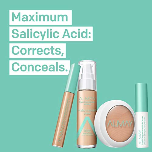 Almay MAKE MYSELF CLEAR Complexion Liquid Makeup, 810 Almond 1 fl oz