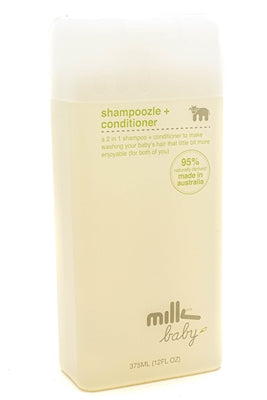 Milk Baby Shampoo + Conditioner, Baby friendly 12 fl oz