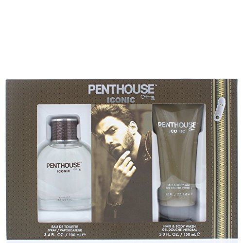 Penthouse ICONIC Eau de Toilette 3.4oz and Hair & Body Wash 5 fl oz set