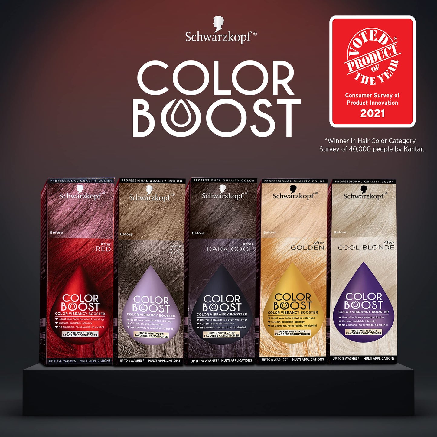 Schwarzkopf Color Boost Color Vibrancy Booster, Brown, 1 fl oz