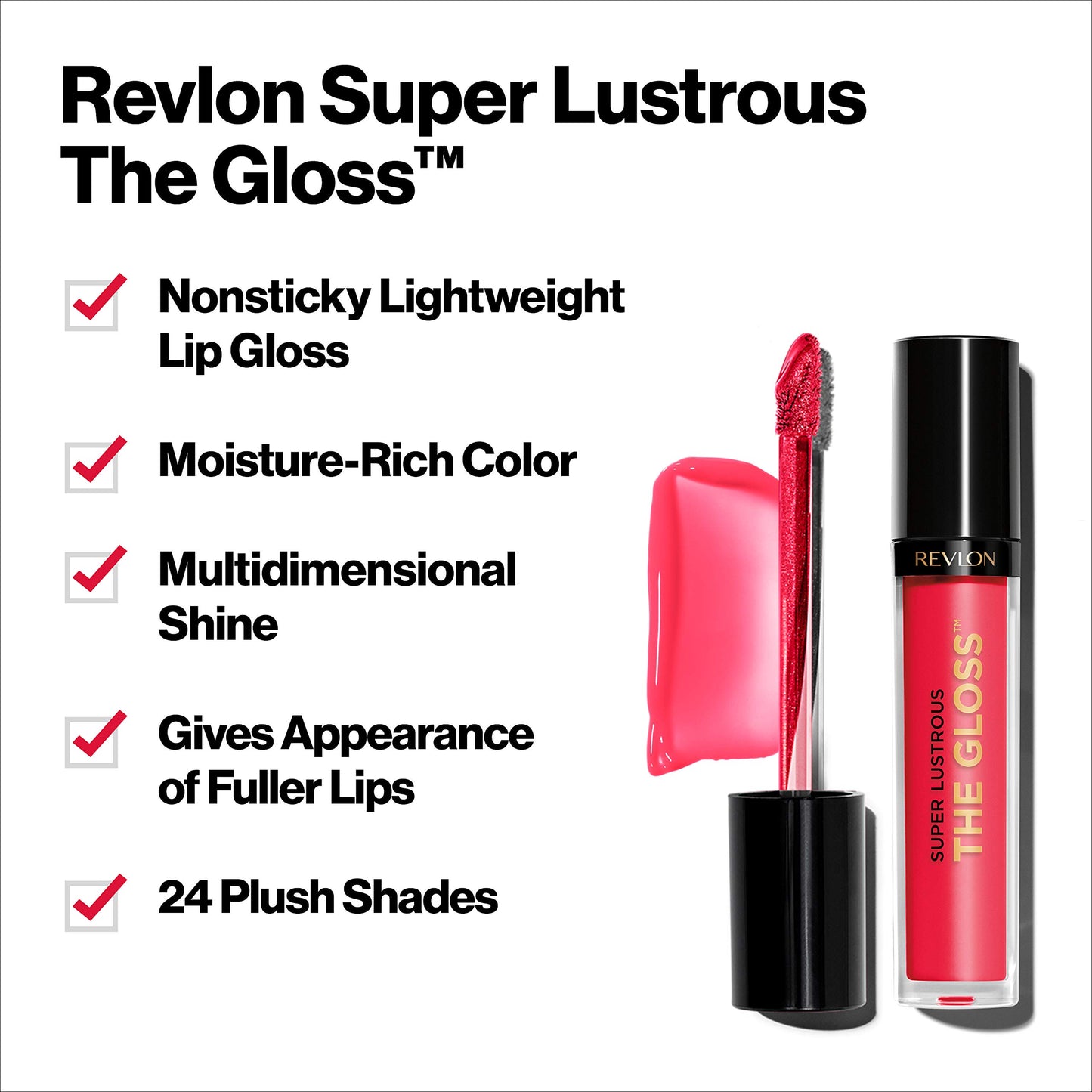 Revlon Super Lustrous THE GLOSS Lipstick, All That Glitters .13oz