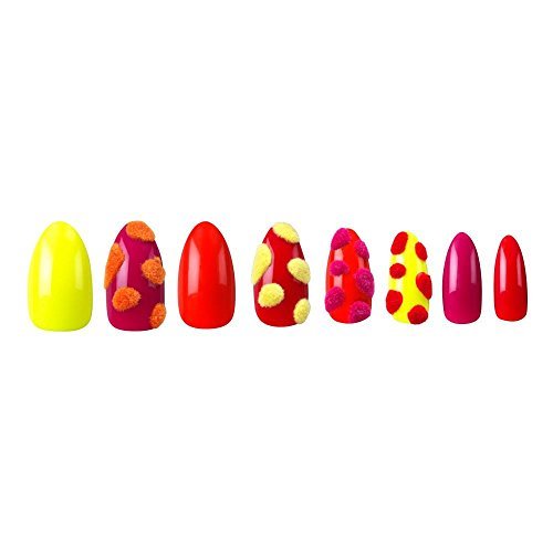 House of Holland Nailed by Elegant Touch Fur Ball Fluffy Claws: 24 nails, nail glue .07 Oz., nail file