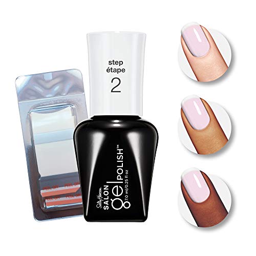 Sally Hansen SALON GEL POLISH 110 French Manicure .25 fl oz, Must use with LED Lamp (sold separately)