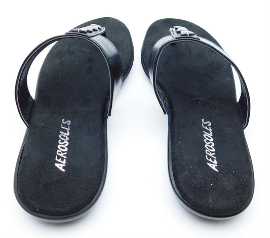 Aerosoles Double Chlick black sandals Size 5 1/2 M