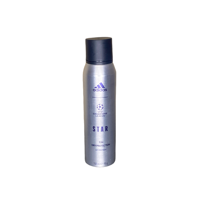 Adidas Champions League STAR 72h Dry Protection Antiperspirant for Men 150 ml