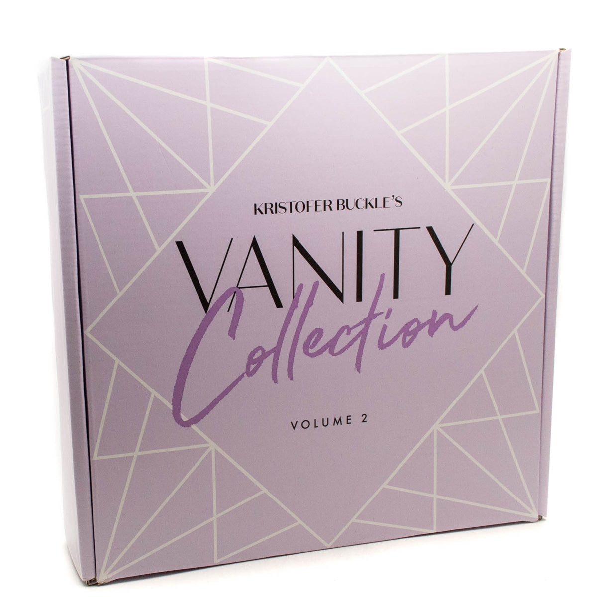 Kristoffer Buckle's VANITY COLLECTION Volume 2, 5pc set, Light (Warm); Triplicity Foundation Stick, Graphic Line Gel Eyeliner, Grand Opening Volume Mascara, Casting Call Setting Powder, Cashmere Slip Longwear Lipstick