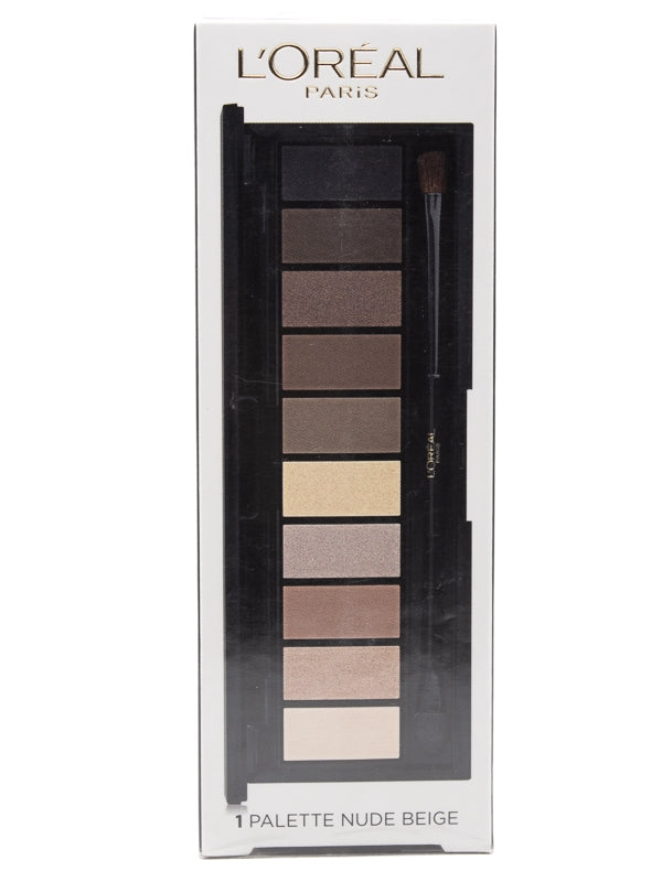 L'Oreal LA PALETTENUDE, Infinite Nude Eye Looks, 10 Beige Eyeshadows .24oz