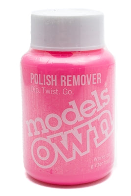 Models Own Nail Polish Remover, Dip Twist & Go, Acetone Free, Works on Glitter 3.17 fl oz