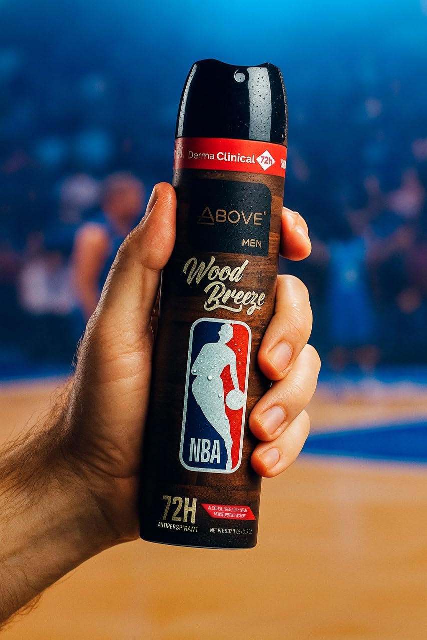 ABOVE NBA MEN CHAMPION EDITION ANTIPERSPIRANT DEODORANT 72H SPRAY