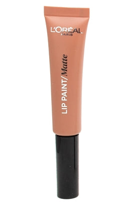 L'Oreal LIP PAINT MATTE Liquid Lipstick, 208 Off-White .27 fl oz