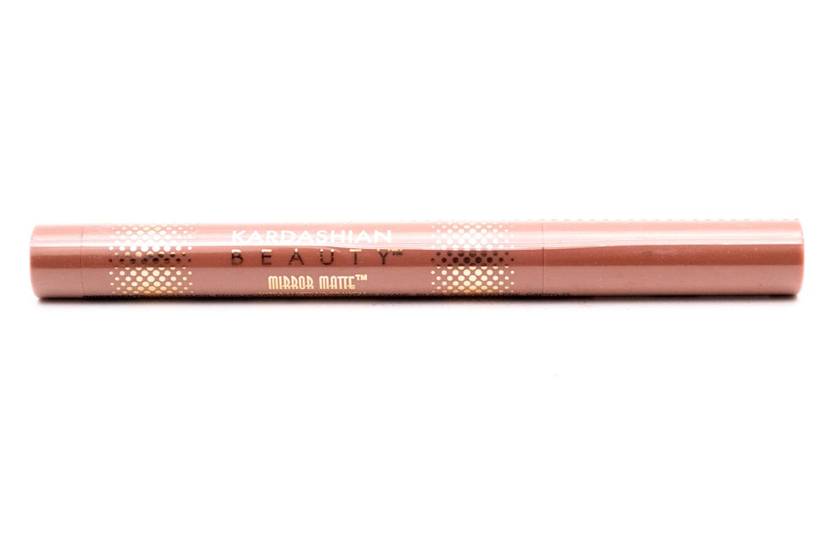 Kardashian Beauty Mirror Matte Ultra Matte Lip Crayon, Brown Suede 123 .003 oz