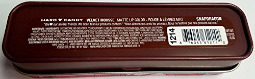 Hard Candy VELVET MOUSSE Matte Lip Color, 1214 Snapdragon .22oz