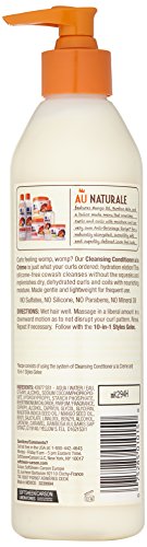 SoftSheen CarSon Dark and Lovely Au Naturale Anti-Shrinkage CLEANSING CONDITIONER CREME for Dry, Dehydrated Curl Types 13.5 fl oz