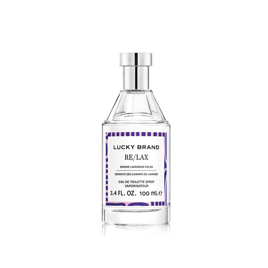 Lucky Brand RE/LAX Serene Lavender Fields Eau de Toilette 3.4 Oz