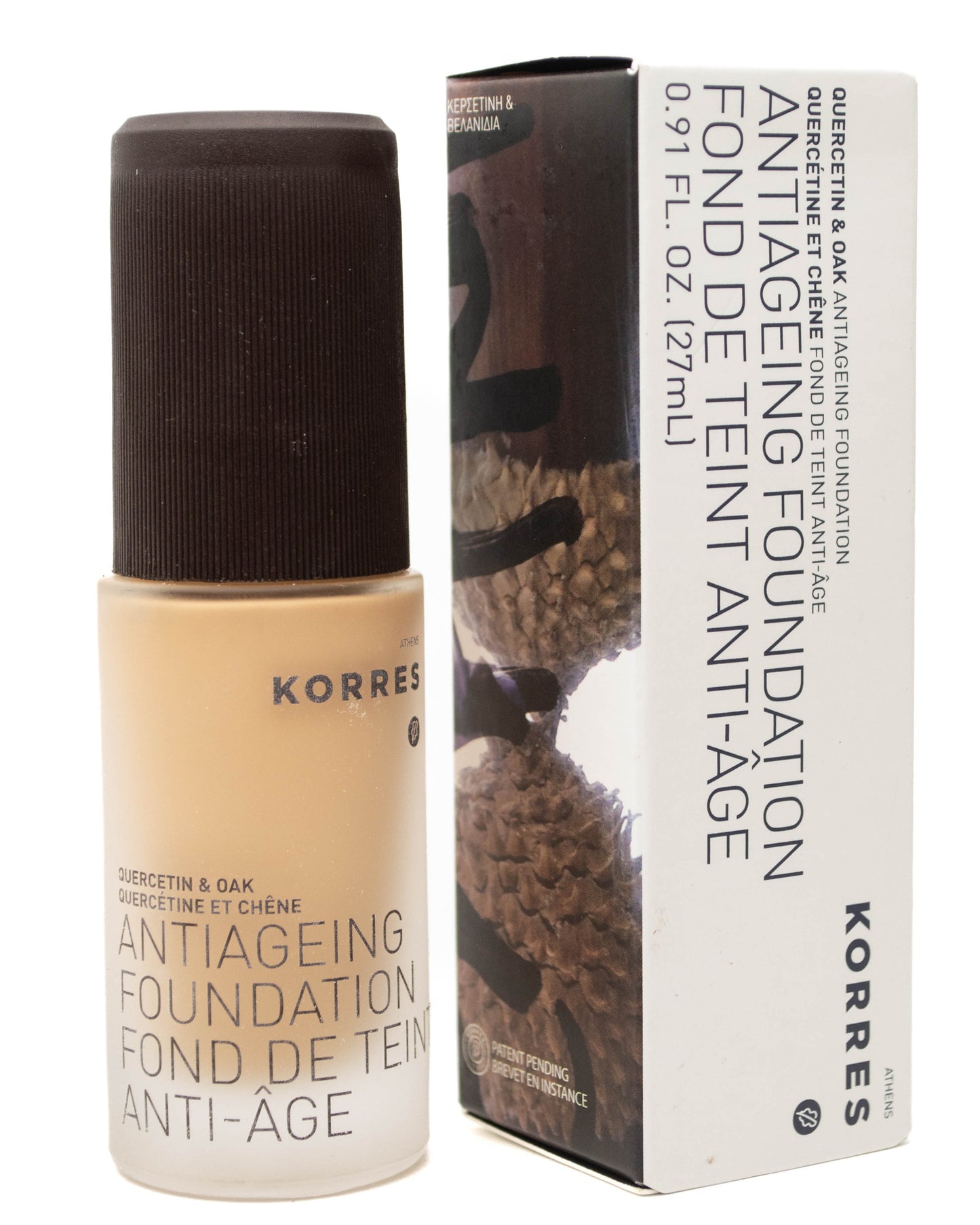 Korres Quercetine & Oak ANTI AGEING FOUNDATION, 20 Golden Beige .91 fl oz