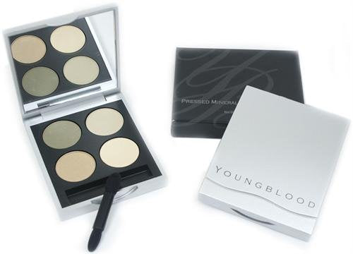 Youngblood Pressed Mineral Eyeshadow Quad, Orient Express .14oz