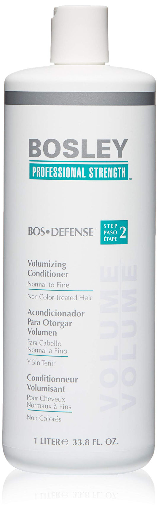 Bosley Professional Strength BOS+DEFENSE Volumizing Conditioner Step 2 33.8 fl oz