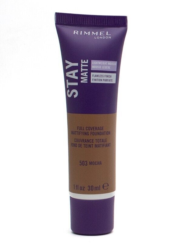 Rimmel STAY Matte Lightweight Mousse Full Coverage Mattifying Foundation, 503