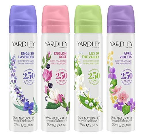 Yardley London for Women Deodorant Body Spray English Rose 2.6 Oz