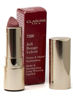 Clarins JOLI ROUGE VELVET Matte & Moisturizing Long Wearing Lipstick, 759v Woodberry .1oz