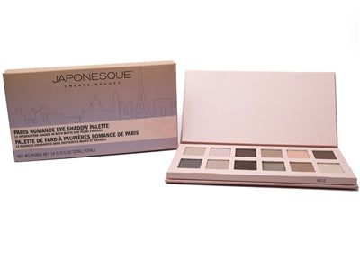 Japonesque PARIS ROMANCE Eye Shadow Palette, 12 shades .5oz total