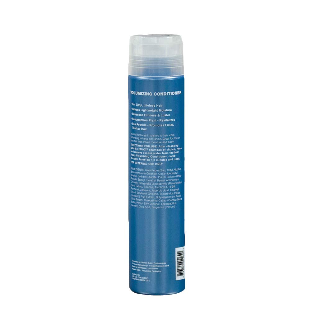 Enjoy VOLUME Volumizing Conditioner for Limp, Lifeless Hair 10.1 fl oz