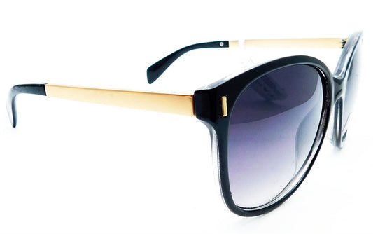 TAHARI by Elie Tahari Sunglasses UNTH0920-R TH657 OX Black/Gold