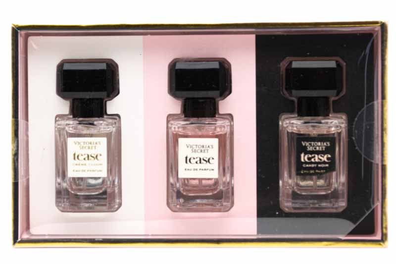 Victoria's Secret TEASE Eau De Parfum Trio: Tease Cream Cloud, Tease, Tease Candy Noir .23 fl oz each