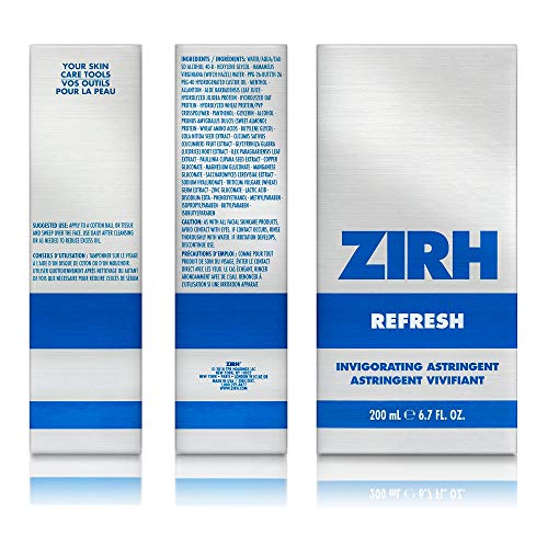ZIRH Refresh Invigorating Astringent 6.7 Fl Oz.