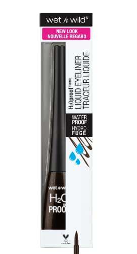 Wet n Wild H2O PROOF liquid Eyeliner, 880 Dark Brown .12 fl oz