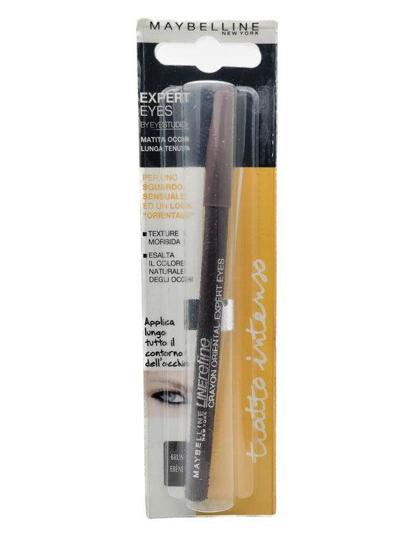 Maybelline Eye Studio EXPERT EYES Long Lasting Matita Occhi (eyeliner), Brun (brown), Italian Package