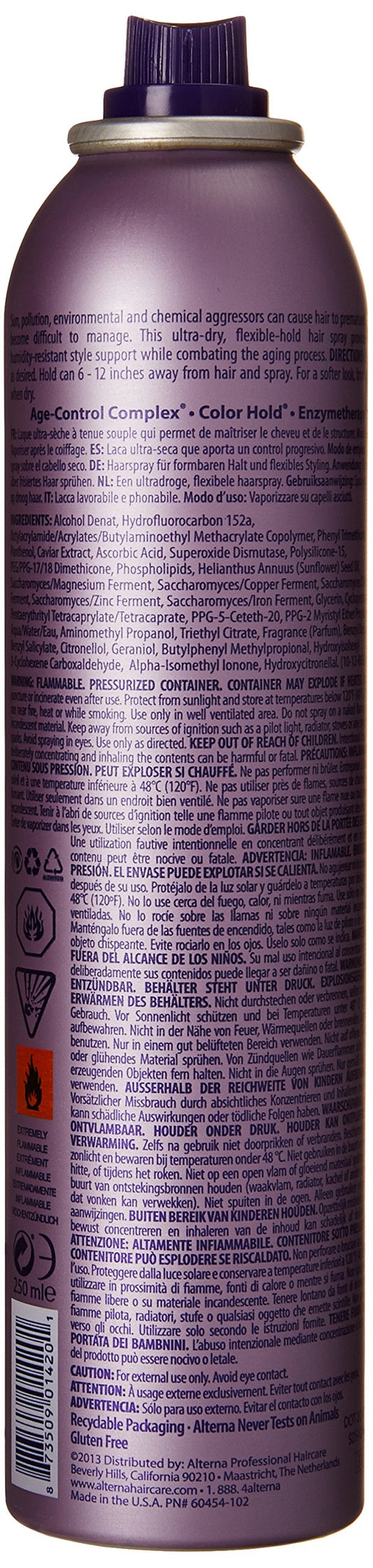 Alterna Working Hair Spray ULTRA DRY CONTROL 7.4 Oz