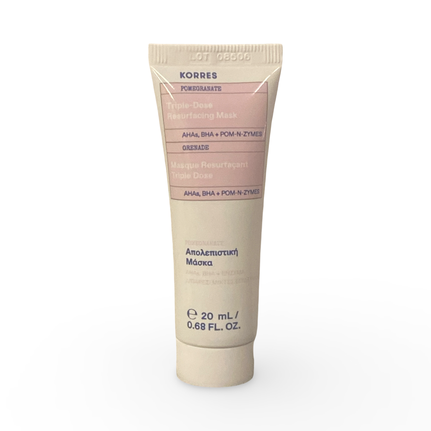 Korres Triple Dose Resurfacing Mask Pomegranate .68 Oz Travel Size