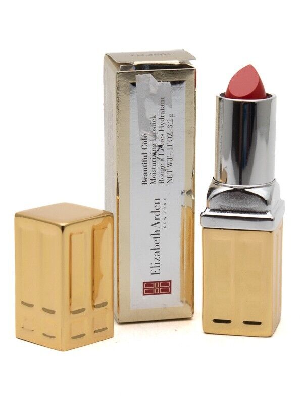 Elizabeth Arden BEAUTIFUL COLOR Moisturizing Lipstick 52 Coral Blaze .11 fl oz