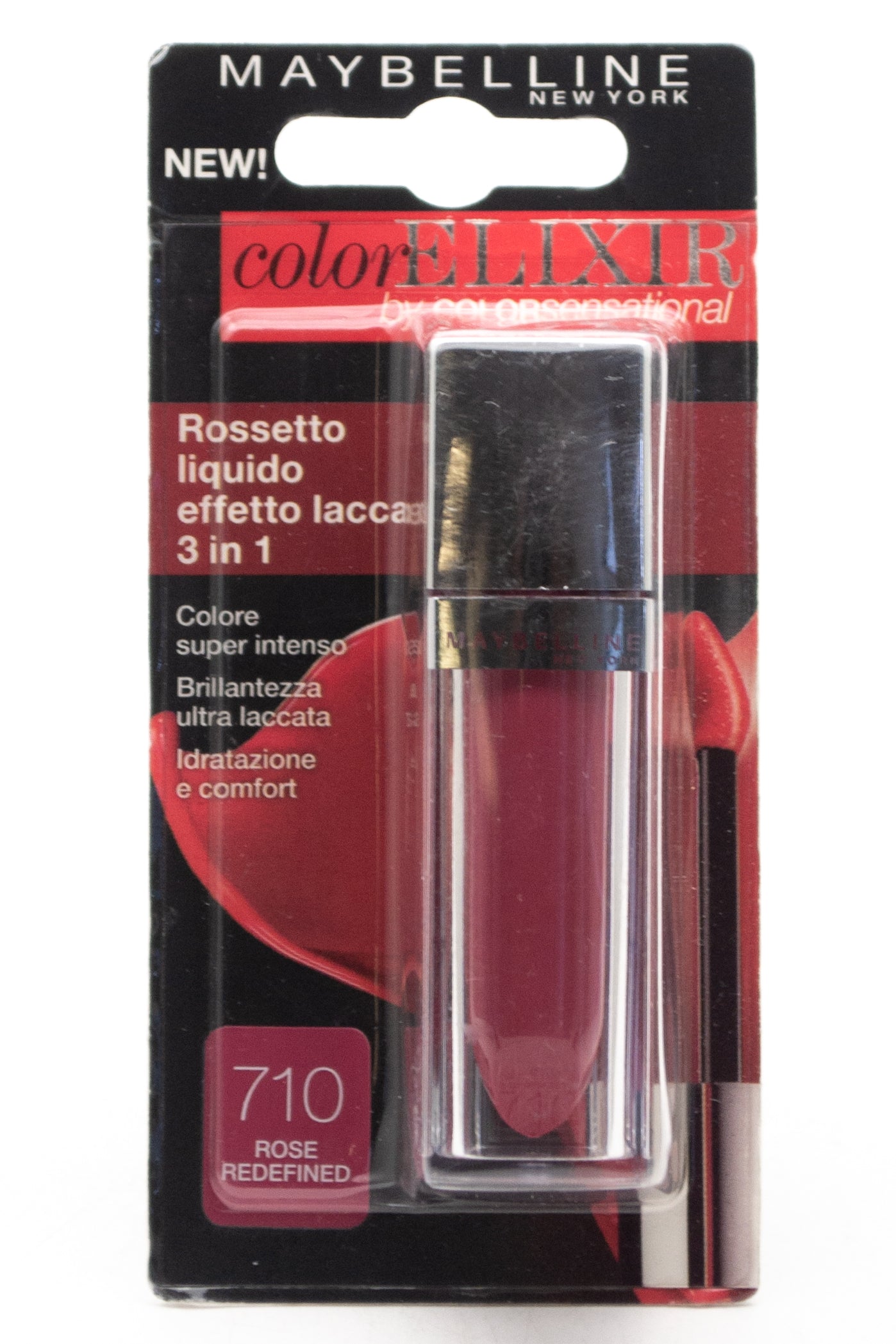 Maybelline Color Elixir ColorSensational Lip Gloss, 710 Rose Redefined 5 ml (Italian Packaging)
